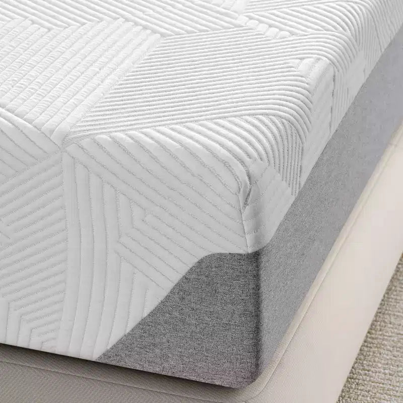 Matelas Wuleitex 10 pouces, matelas en mousse à mémoire de forme rafraîchissante pour un sommeil frais, support de décompression ergonomique à 5 zones, dureté moyenne