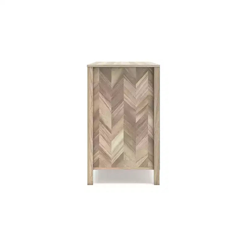 Signature Design by Ashley Commode 6 tiroirs Battelle, couleur sable