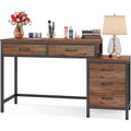 Tribesigns Vanity Desk with 5 Drawers(Without Mirror)