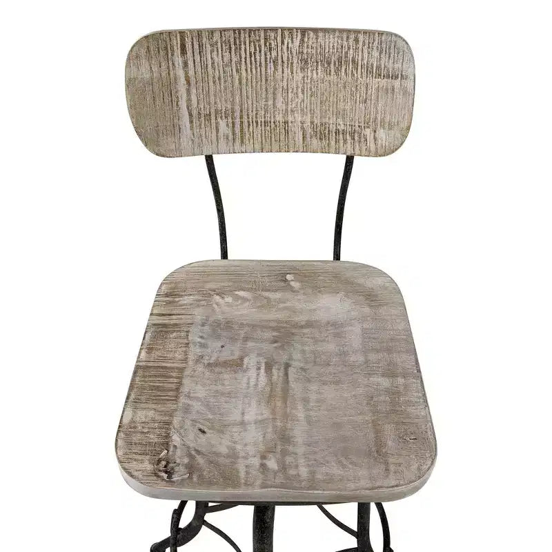 Tabouret de bar réglable en hauteur Carolina Living Mason