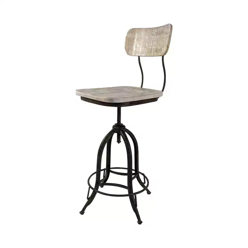 Tabouret de bar réglable en hauteur Carolina Living Mason