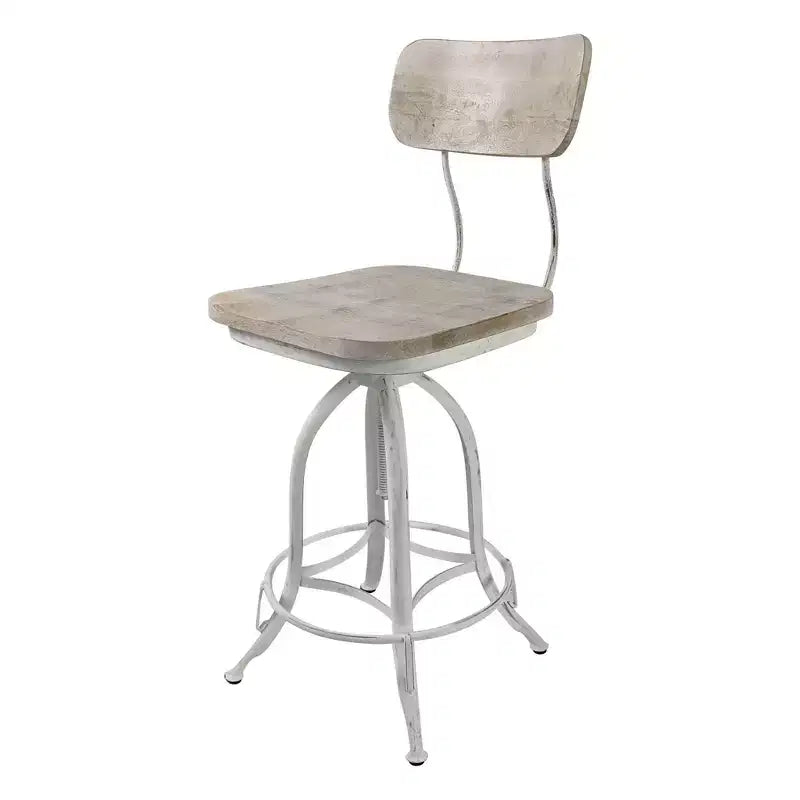 Tabouret de bar réglable en hauteur Carolina Living Mason