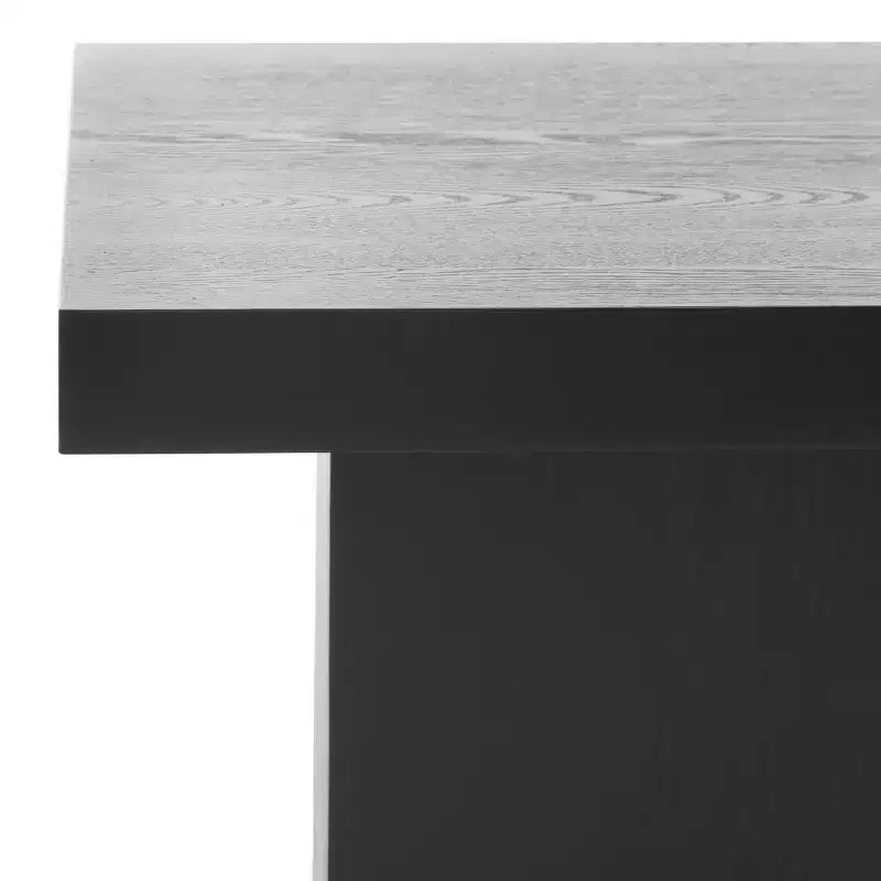 Table basse rectangulaire, ivoire/sable, cadre en bois, 1 pièce