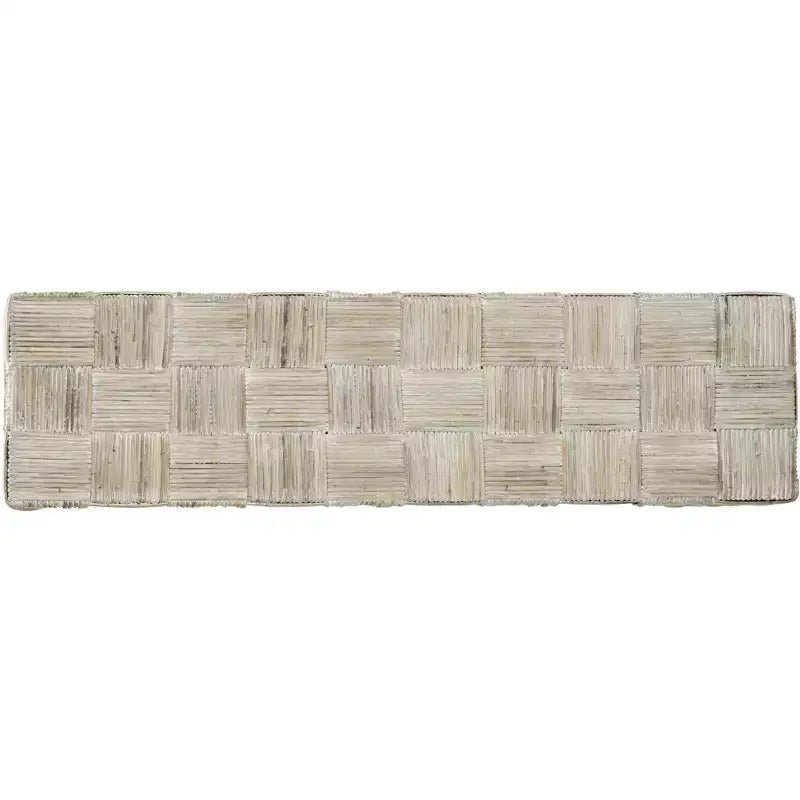 Console — Noir / Miel naturel / Blanc, Style côtier, 1 pièce