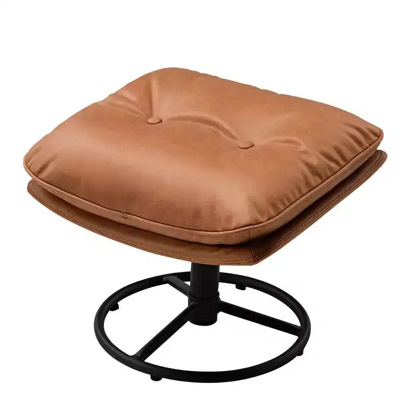 EUREKA ERGONOMIC Camden, Tufted Upholstered Ottoman