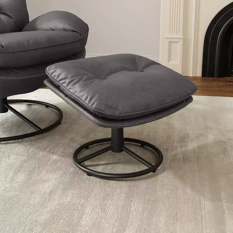 EUREKA ERGONOMIC Camden, pouf capitonné