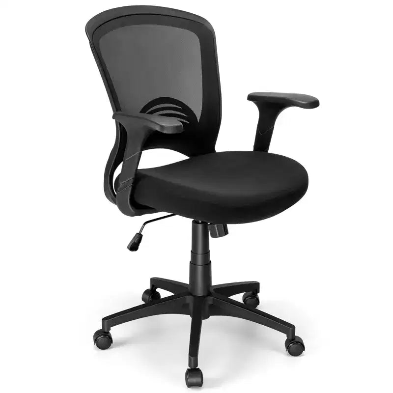 Fauteuil de bureau ergonomique en maille avec soutien lombaire, capacité de 150 kg
