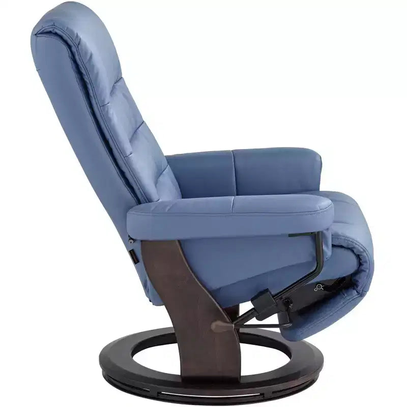 Fauteuil inclinable pivotant réglable en similicuir Peregrine Ocean de BenchMaster