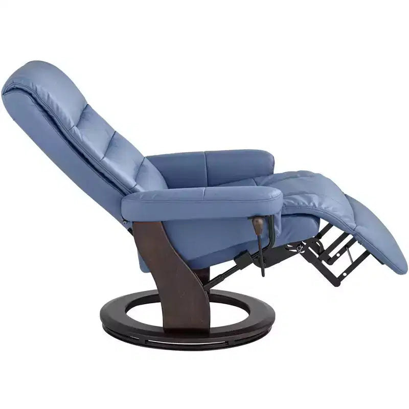 Fauteuil inclinable pivotant réglable en similicuir Peregrine Ocean de BenchMaster