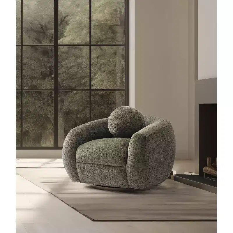 Chaise d'appoint moderne en chenille Tribeca de Manhattan Comfort